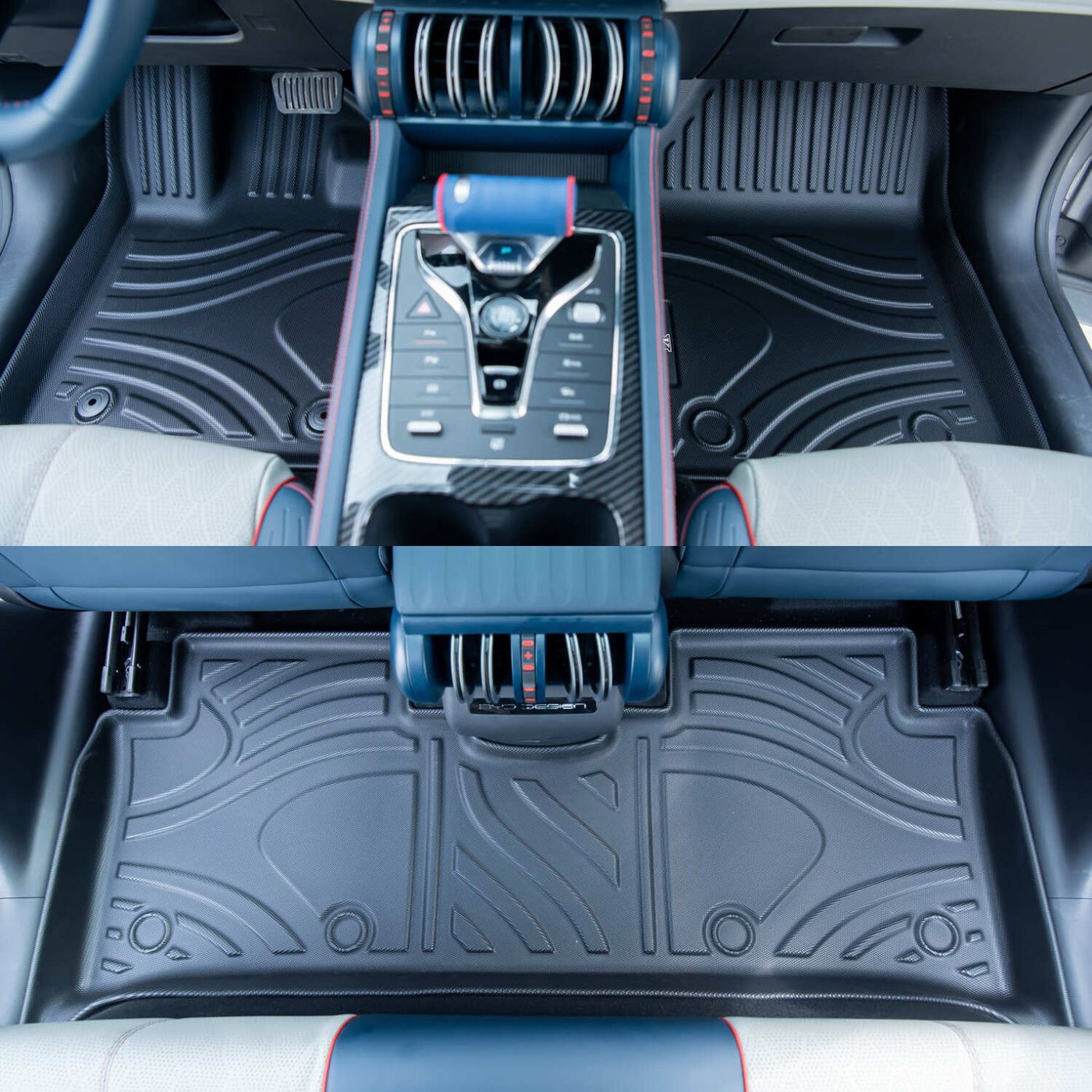 All Weather Floor Mats Interior Liners for BYD Atto 3
