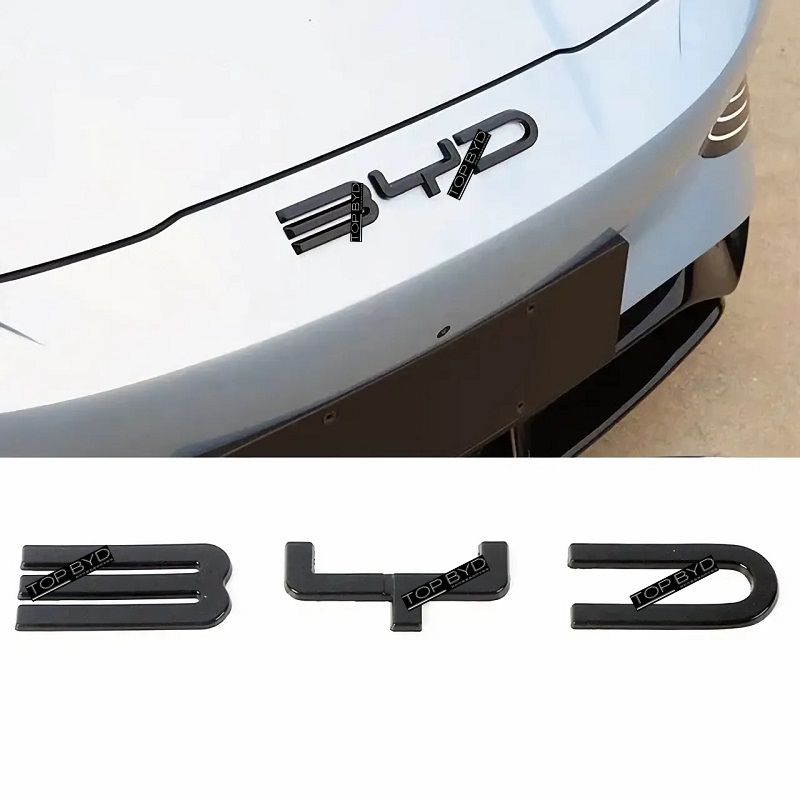 Front Bumper Black Emblem LOGO for BYD