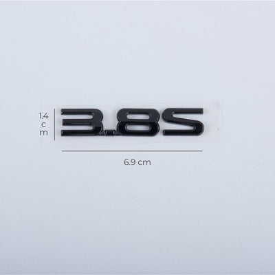 Rear Bumper Glossy Black Badges LOGO for BYD