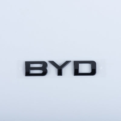 Rear Bumper Glossy Black Badges LOGO for BYD